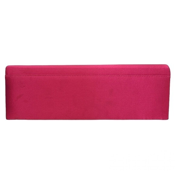 Y2K Pink Sequined Boxy Clutch Purse - Picture 3 of 7